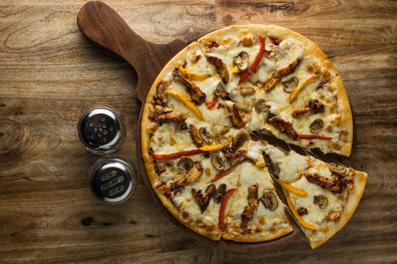 Smoky BBQ chicken signature punch pizza